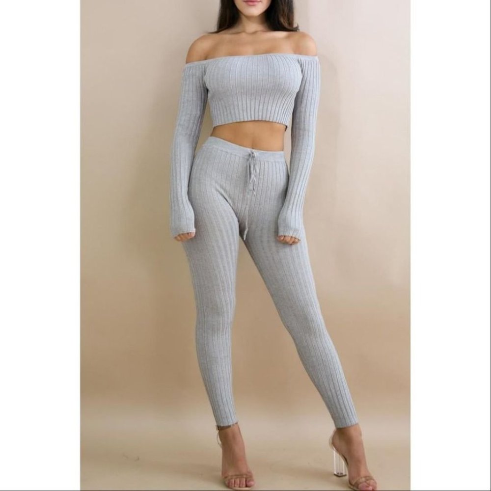 NWOT! M Boutique 'Skinny Leg Ribbed Leggings' (Black)